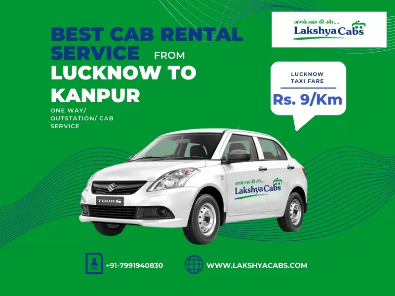 Lucknow to Kanpur Cab Rental Service