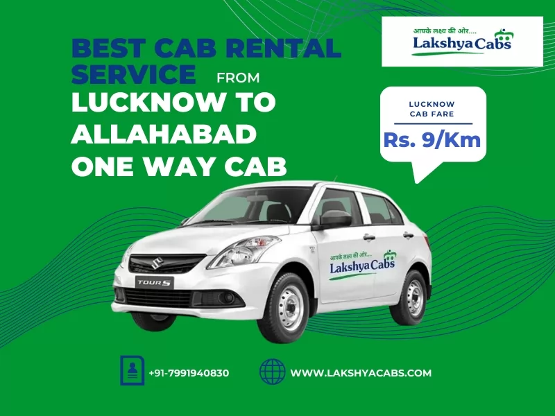 Lucknow to Allahabad One Way Cab Service
