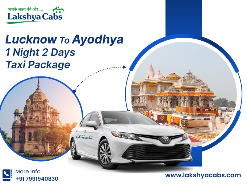 Lucknow To Ayodhya 1 Night 2 Days Taxi Package