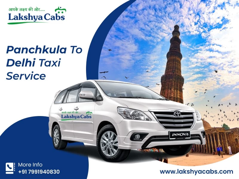 Panchkula to Delhi taxi @ Rs. 10/- km | Book Now