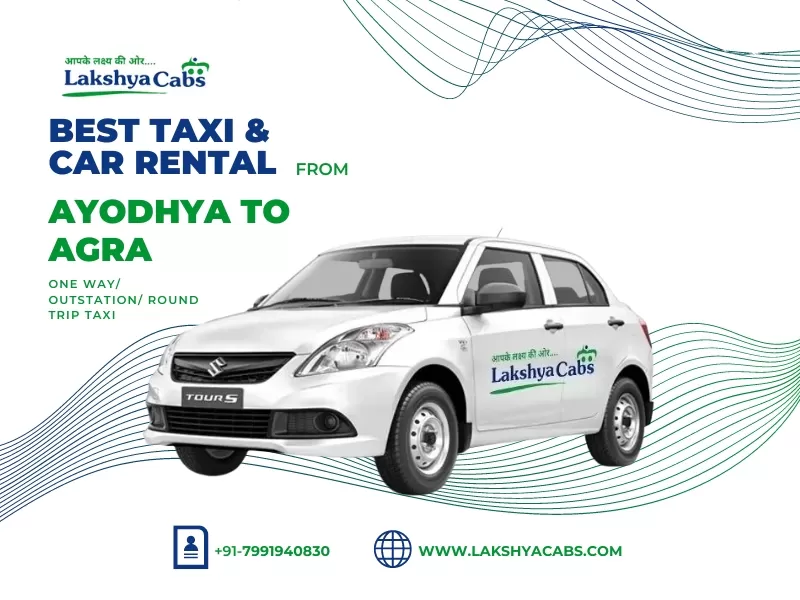 Ayodhya to Agra taxi service